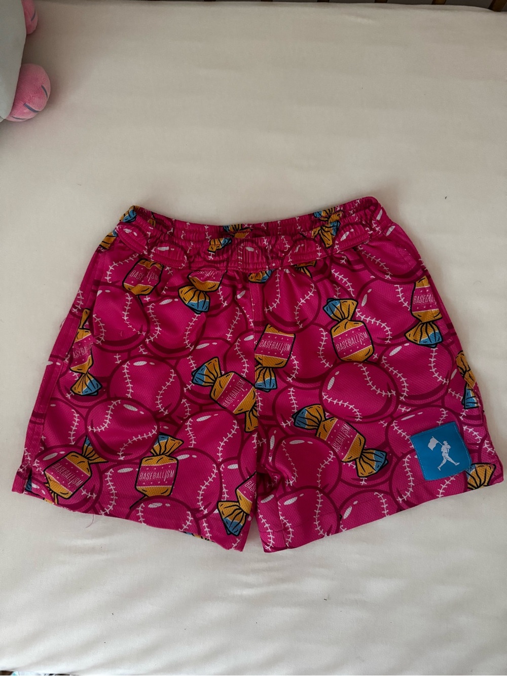 Boys Baseballism Bubblegum Shorts